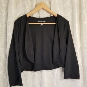 Cardigan w/three-quarter sleeve